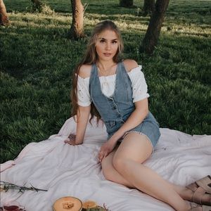 Button up jean dress